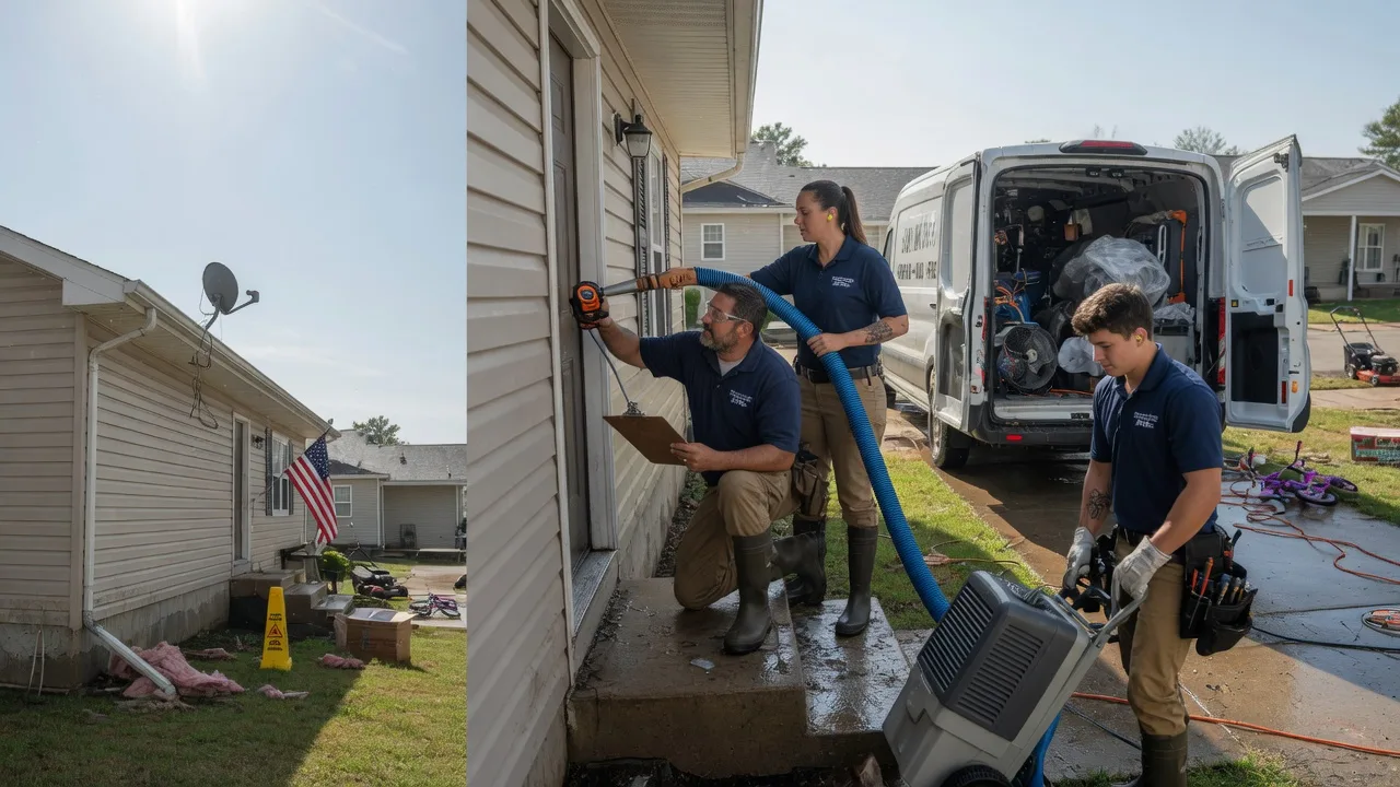 Ceiling Water Damage Restoration in Broussard, LA near me